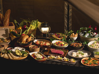 【一般小学生】GLAMPING STYLE TENT DINING
