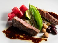 Steak Grill Course Dinner