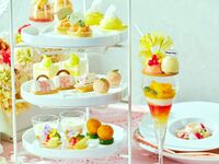 ★早期予約10%OFF★2時間カフェフリー【平日：パフェ付き】桃とメロンのバカンスアフタヌーンティー