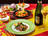 【Spanish Dinner Course】 選べるメインのショートコース+乾杯スパークリング付き+選べるメイン1品(7/1～)