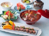 夏のおすすめ！黒毛和牛のステーキとうなぎごはん【黒鉄くろがね】