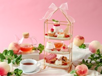 [Peach Afternoon tea set] 1 drink included