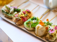 7月27日～：《ランチ限定・1ドリンク付》フレンチ串揚げを味わう幸せ洋食プラン
