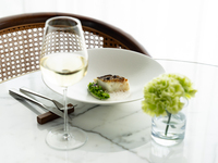 【Online Limited from 8/1 till 9/30】7-course dinner with a glass of champagne