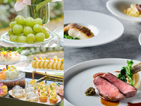 🍇シャインマスカットの食べ放題付き🍇平日限定！◇スイーツ8種を選べるデザートワゴン付き◇パイ包みスープや魚・肉料理のWメインコース全5品-SHIKITEI-