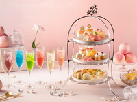 [July 15~] Peach Bijou Afternoon Tea (includes one fan-service drink)