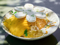 【夏季限定】Mango Snow Veil  (コーヒーまたは紅茶付き）