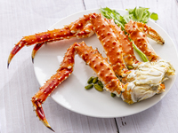 [Additional Option] Roasted Nemuro King Crab with Butter Sauce (Serves 3–4)