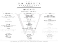 Course Menu