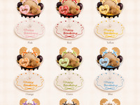 テディベアパフェ🧸🎀（ドリンクセット）