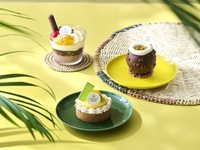 三种时令甜品组合【8月：夏威夷热带风味甜品】