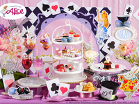 平日 『アリスのゴシックファンタジーアフタヌーンティー』＋スペシャルパフェ ＋スペシャルドリンク※カフェフリー付