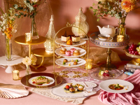 [Dinner-exclusive] Toast with Moët × Ice-tempered aged beef & Autumn Palace Afternoon Tea with Bacha Coffee
