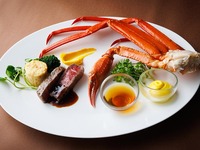 【土日祝北海道ランチビュッフェ＋蟹とステーキのコンボ（1皿）100分制】