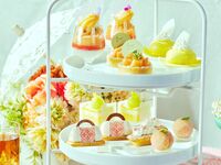 【★8月ベストレート★】◇スイーツ7種とドリンクで気軽に！◇桃とメロンづくしのバカンス・アフタヌーンティー（2時間 6/24～平日）