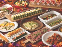 【国産牛ローストビーフ食べ放題】　ハロウィンのごちそうを楽しむ土日祝ランチビュッフェ ～大人～
