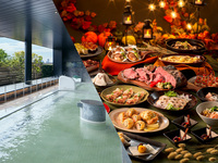 【Weekdays Only】<Adults> Dinner Buffet & SPA (9/18–11/30)