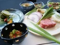 ♦【Web限定特典 ！】晩翠(ばんすい／仙台牛モモ肉とシーフードのランチコース) デザートビュッフェ付