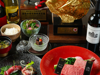 Online reservation exclusive: [Kobe beef tasting] Standard Course – Premium lean meat & sirloin; 8 dishes total, tax included