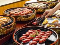 【9.10月第4土日限定】寿司ビュッフェと和食ランチ御膳～3歳以下～