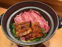 期間限定【黒毛和牛肩ロースと国産鰻の土鍋ご飯セット】