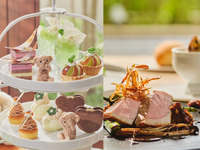 【平日：ランチコース付き】マスカットとくまのオータムアフタヌーンティー（食後カフェフリー）