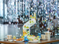 Autumn Sale [Sat-Sun/Holidays & Online 15% OFF] Conrad Summer Bear “Shine Muscat & Caramel” Afternoon Tea