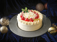 ◆ホワイトクリスマスショートケーキ18cm