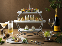 <Dinner Time> Autumn-exclusive high tea "MARRON TREAT" ☆ With free-flowing drinks (90-minute limit) ☆ Sofa seating guaranteed