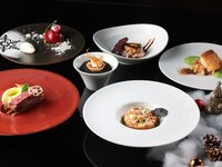 【Xmas2026】黒毛和牛フィレ肉のメインなど贅沢全6品コース＋ロゼシャンパン含むグラス2杯付