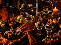 【October 2026 Exclusive】Halloween Grape Evening Tea with Parfait