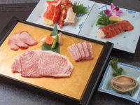 [12/1～1/3]ランチ月の宴(飲み放題)　(120分）上焼肉とボイル蟹＆オマール海老食べ放題飲み放題