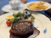 お子様Aコース特選牛ハンバーグ【￥5,500‐】　