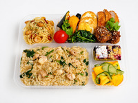 “Tohoku Ranch Bento” – Western-style meal packed with the bounty of Tohoku Ranch