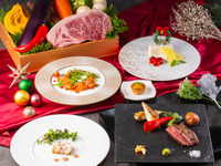 December 1–23 [Christmas Dinner Set] — Featuring the chef’s signature appetizers and a main course of carefully selected Japanese Black beef—