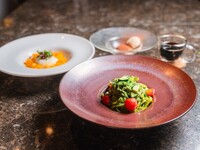 【Lunch Pasta Course】　季節の前菜と6種類から選べるパスタ、デザートまでついたコース