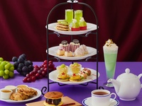 ★公式サイト限定10％OFF★シャインマスカットと巨峰のアフタヌーンティー+TWGTea含む2Hカフェフリー