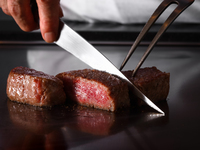 【Includes 1 drink】Black Wagyu Lunch – Live Ezo abalone and black wagyu – 7 courses