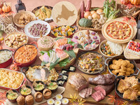 【10周年記念企画：平日】＜閉店まで時間無制限&乾杯ドリンク付きランチ＞北海道グルメ！北海道の豊かな海の恵みや郷土料理で満喫 スイーツはぶどうや栗、かぼちゃなどの味覚のスイーツが満載！