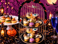 【Halloween Afternoon Tea ★ 2 hours】 Halloween dessert stand × free cafe access (weekdays only)