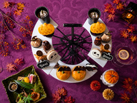【Thé de l’après-midi d’automne à l’occasion d’Halloween】～Déguster les saveurs d’automne dans une ambiance Halloween fantastique～