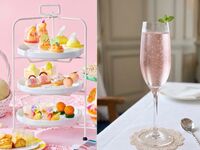 9月限定！桃のスパークリングワイン付【平日】桃とメロンづくしのバカンス・アフタヌーンティー（2時間カフェフリー6/24～）