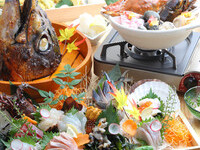 【早割り★17時までのご予約】《ご宴会》生鮪入り豪華刺し盛りと旬の漁師料理◆3980円（税込）◆《お料理のみ/ドリンク別》
