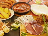 プレミアムテラス　薪コンロブース　メキシカンBBQコース