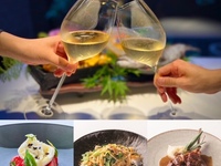 【ランチ】”乾杯スパークリング＆お祝いメッセージプレート付き”・“旬の食材を楽しめる”ランチコース”