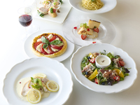 ☆普段のお食事に☆前菜からパイPIZZAやパスタまで楽しめるAliceシェアコース