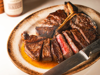 ～9/30までの期間限定 特別価格28,000 → 20,000【【DINNER】The Benjamin Course　USDA Prime Tボーンステーキ ＆ シーフード