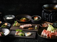 Course featuring Wagyu beef and black pork shabu-shabu – 7 dishes in total 【Kirishima】