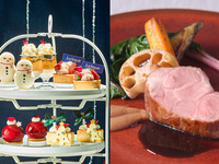 前菜・ポークローストランチ付ジュリークアフタヌーンティー（平日）
