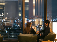 [Window seat] Autumn Chocolate Night Afternoon Tea with Lindt Chocolate + Unlimited Stay Time <Premium>